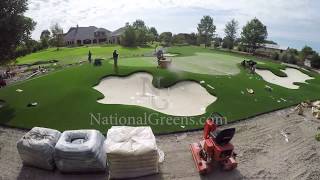 Extreme Putting Green Build by National Greens [upl. by Rossuck303]