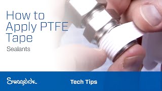 How to Apply PTFE Tape Sealants  Tech Tips  Swagelok 2020 [upl. by Naloc]