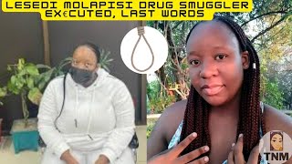 Lesedi Molapisi death news Botswana Drug Smuggler Ex€cuted Last WordsTNM [upl. by Annamarie]