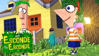 Minecraft PHINEAS E FERB EscondeEsconde [upl. by Deina]