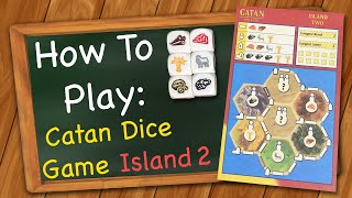 How to play Catan Dice  Island 2 [upl. by Carita]