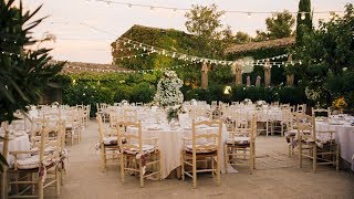 Beautifully Romantic Outdoor French Countryside Garden Rose Wedding Video [upl. by Kotta]