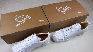 HOW TO SPOT FAKE Christian Louboutin Louis Junior  Authentic vs Replica Christian Louboutin Review [upl. by Dust461]