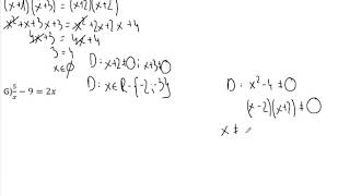 Ułamki algebraiczne i funkcja wymierna 8 równania wymierne part 1 [upl. by Dunseath]