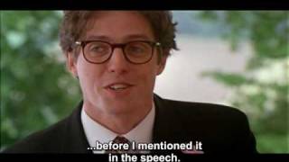 Best man Speech  Four Weddings and a Funeral [upl. by Loyce759]