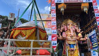 Khairatabad Ganesh 2022 laddu  900 kg Laddu for Khairatabad Ganesh  Khairatabad Ganesh Laddu 2022 [upl. by Doownil]