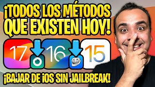 GUÍA COMPLETA EXPLICADA PARA BAJAR DE VERSIÓN DE iOS 🔥 JAILBREAK Y TROLLSTORE EN EL iOS QUE QUIERES [upl. by Ylus]