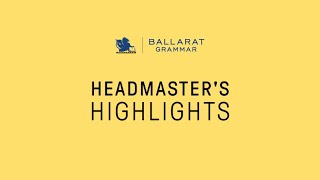 Headmasters Highlights  Term 4 2024 [upl. by Sil]