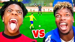 ISHOWSPEED vs PAUL POGBA FC25 WAGER [upl. by Reisman]