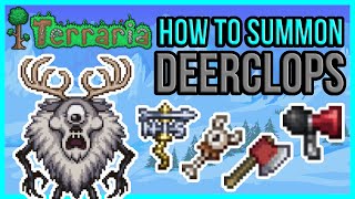 Terraria 143  Deerclops  How To Summon New Boss amp ALL Drops [upl. by Dric]