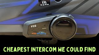 Testing the cheapest Intercom we could find  Fodsports FX6 [upl. by Goff]