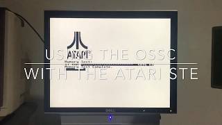 Using the OSSC with the Atari STE [upl. by Enala692]