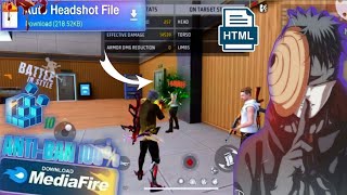 FF ob46 headshot config file  ff hack headshot  ff max aimbot  No Recoil  ff injector config [upl. by Osterhus]