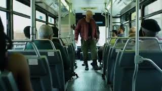 Bad Ass Movie Clip  Frank Vega Danny Trejo beat skinhead in the Bus [upl. by Llerret]