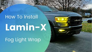 How To Install LaminX Fog Light Wrap 15 Off Link In The Video Description [upl. by Hyacinthe]