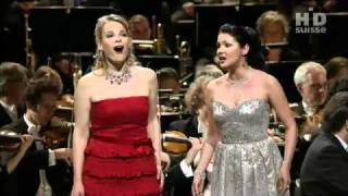 Anna Netrebko Elina GarancaFlower Duetmp4 [upl. by Yendor]