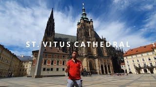 St Vitus Cathedral  Prague Castle Interiors  Part I  Prague Tour Guide [upl. by Nalro]