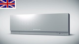 Wallmounted air conditioner PREMIUM DESIGN MSZEF from Mitsubishi Electric [upl. by Mic]