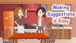 Making suggestions is easy  Learn English Conversation [upl. by Ainimreh]