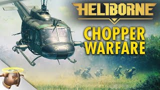 HELIBORNE Helicopter arcade combat with realistic flight physics  RangerDave [upl. by Lenore]