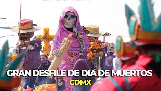 ASÍ FUE EL ESPECTACULAR DESFILE DE DÍA DE MUERTOS EN LA CIUDAD DE MÉXICO 2024 🇲🇽💀 [upl. by Raamaj]