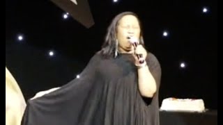 Tracy Hughes Sings Aretha Franklins quotYou Make Me Feel Like A Natural Womanquot  Comedy amp Karaoke [upl. by Amir931]