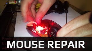 Logitech Computer Mouse USB Cable Repair [upl. by Richma]