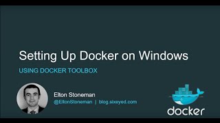 Setting Up Docker on Windows [upl. by Aisayn]