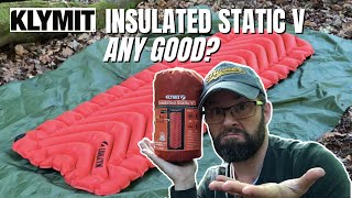 KLYMIT Insulated Static V Sleeping Pad Review  Wild Camping  Hiking [upl. by Negah]