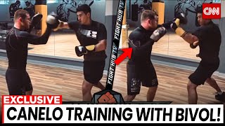 Dmitry Bivol TRAINING With Canelo Alvarez For Artur Beterbiev Rematch [upl. by Yelnik]