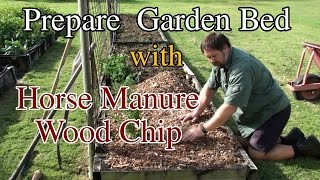 How I Prepare My Vegetable Garden Beds Using Wood Chip [upl. by Akemihs]