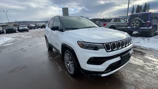 2024 Jeep Compass Limited 4x4  Bright White  Stock T9779 [upl. by Silevi910]