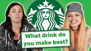 Starbucks Employees Answer Your Questions [upl. by Fabron866]