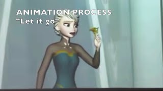 Let it go Shot Animation Process  Let it go  Frozen  Elsa [upl. by Pamelina298]