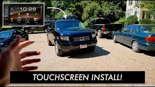 Honda Ridgeline Touchscreen Installation  New CarPlay Model [upl. by Arracot]