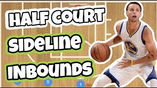 Half Court Sideline Inbounds Plays [upl. by Nosle437]