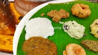 Eating Coimbatore Style Wedding Breakfast Buffet by Madhampatty Thangavelu Catering [upl. by Redneval868]