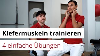 Kiefermuskel stärken und entspannen  4 Übungen für Zuhause gegen Verspannungen und Schmerzen [upl. by Camus]