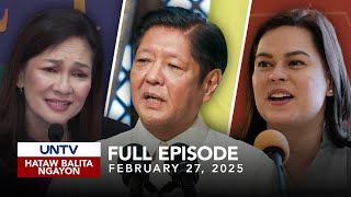 UNTV Hataw Balita Ngayon  February 27 2025 [upl. by Ramyar]