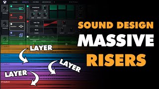 How To Sound Design Massive Risers using Vital [upl. by Dougherty]