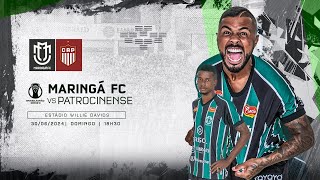 MARINGÁ FC X PATROCINENSE  Brasileirão Série D 2024  11ª Rodada [upl. by Rasecoiluj]