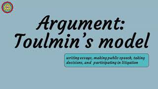 Toulmins Model of Argument [upl. by Nicki699]