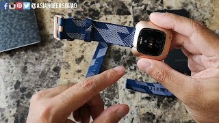 Fitbit Versa 2  How to Replace Bands [upl. by Nehtan391]