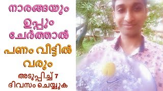 നാരങ്ങയും ഉപ്പും ചേര്‍ത്താല്‍ പണം വീട്ടില്‍ വരുംAstrology in MalayalamJathaka Porutham [upl. by Enuj234]