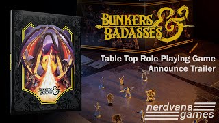 Nerdvana Games Presents Bunkers amp Badasses TTRPG PreOrder Now [upl. by Siwel]