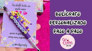 DIY Bolígrafos personalizados PASO A PASO✨ [upl. by Aihsot819]