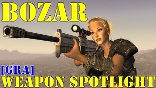 Fallout New Vegas Weapon Spotlights Bozar GRA [upl. by Florine]