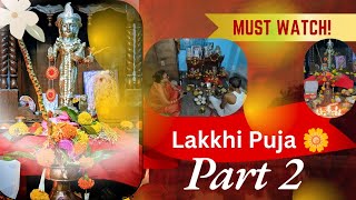 lakkhi puja🌼 Part 2 minivlog dailyvlog dailyvlogs shortsvideo shortvideo puja viralvideo [upl. by Valeta618]