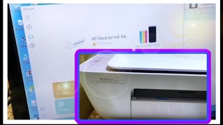 Hp Deskjet Printer setup and testingInk Advantage 2335 [upl. by Rattan]