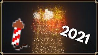 Minecraft Huge Firework Display Tutorial [upl. by Nommad354]